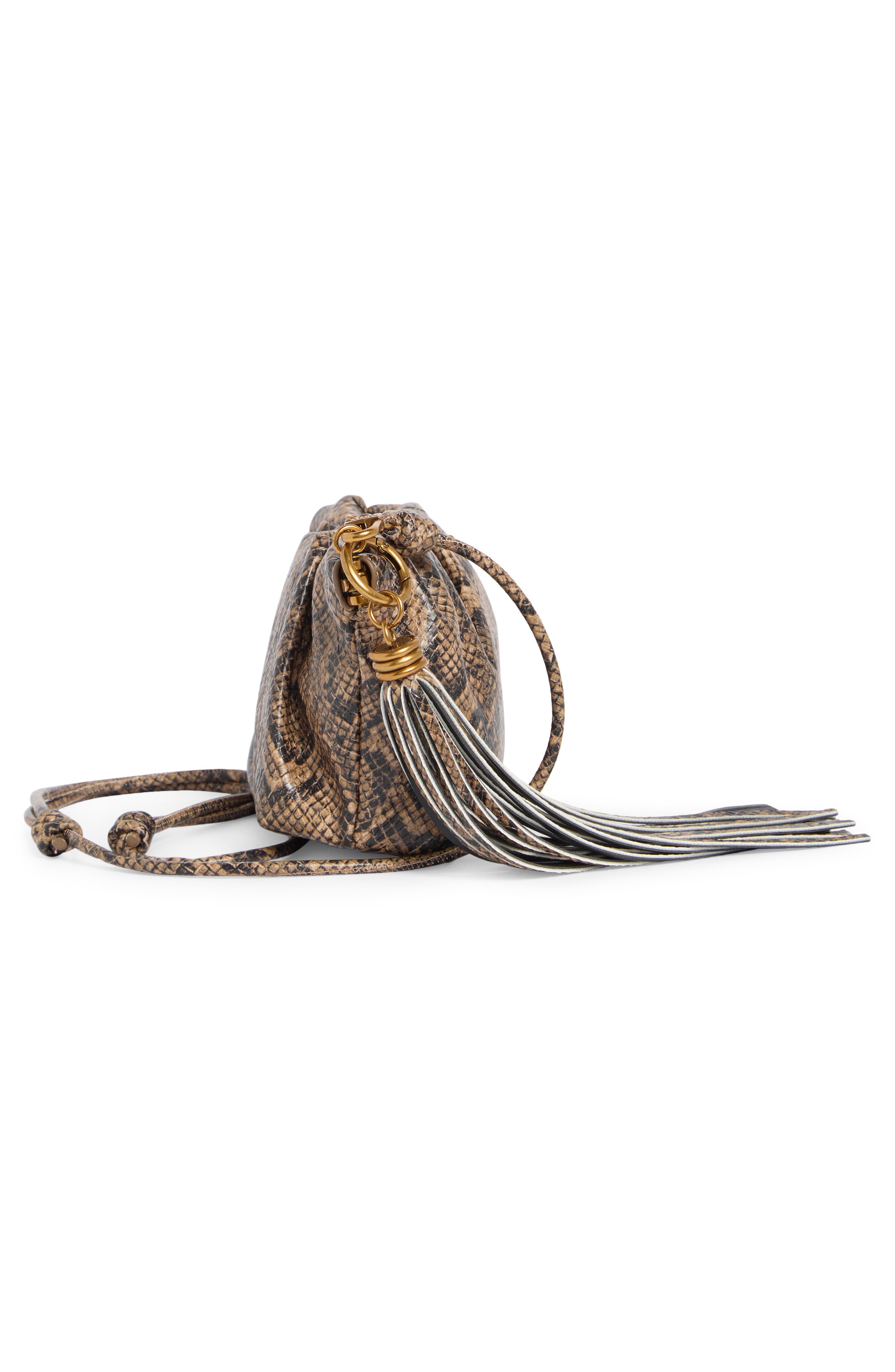 Rue Crossbody Bag, Alternate, color, BROWN SNAKE PRINT