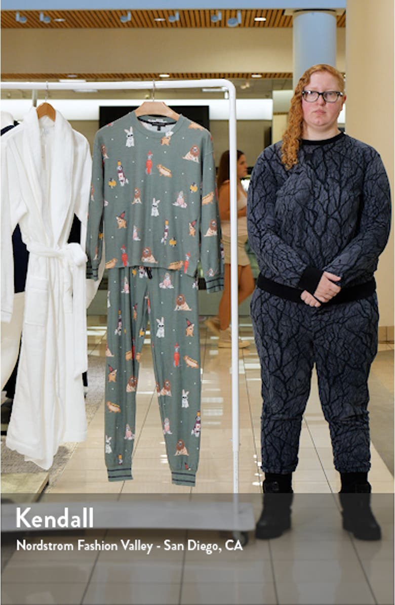 My Boo Long Sleeve Ribbed Pajamas, sales video thumbnail