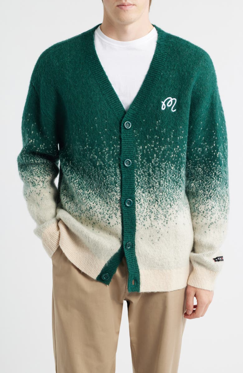 Malbon Golf Clot Cardigan, Alternate, color, Green