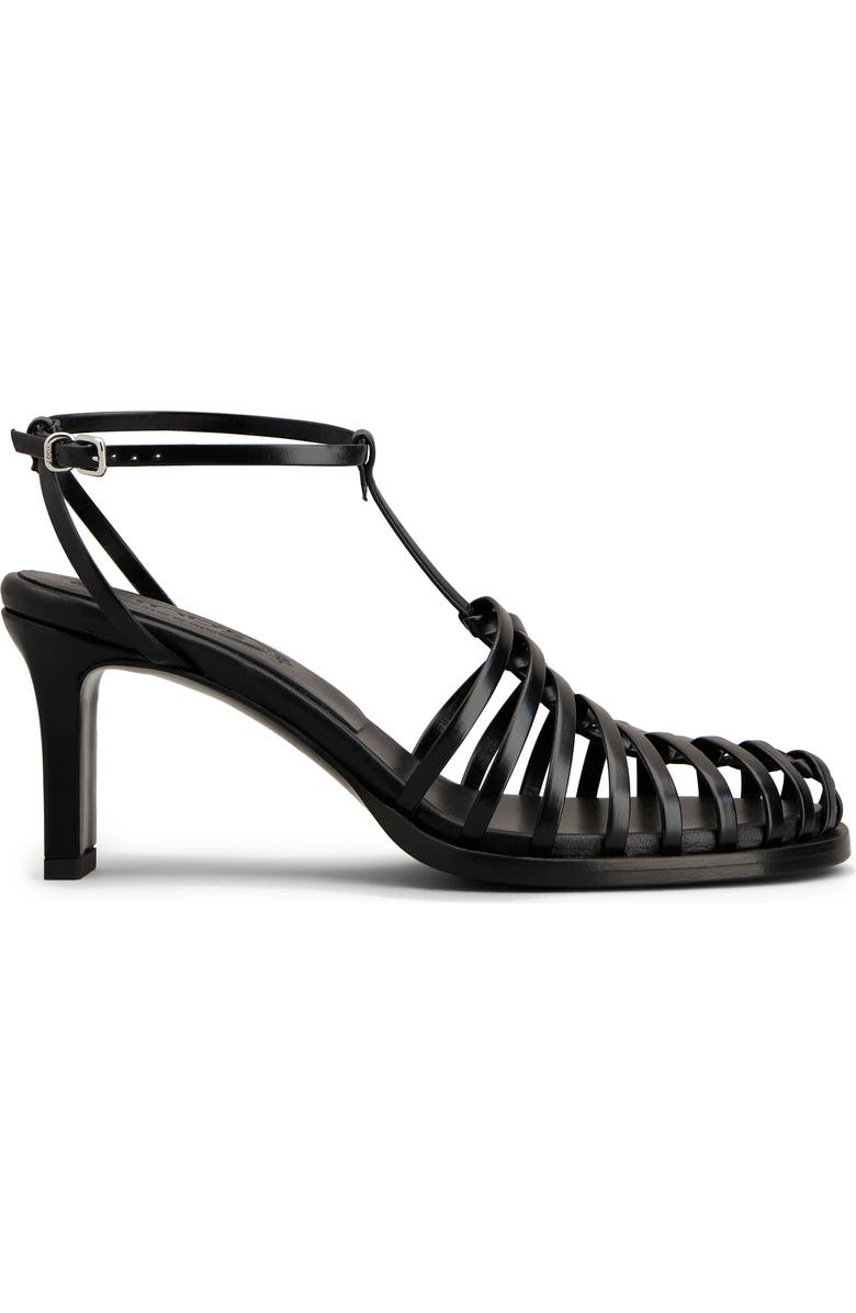 Tod's T-Strap Cage Sandal, Alternate, color,