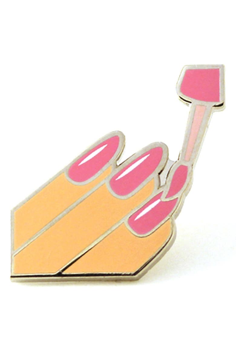 Pintrill 'Nail Polish' Fashion Accessory Pin, Main, color,
