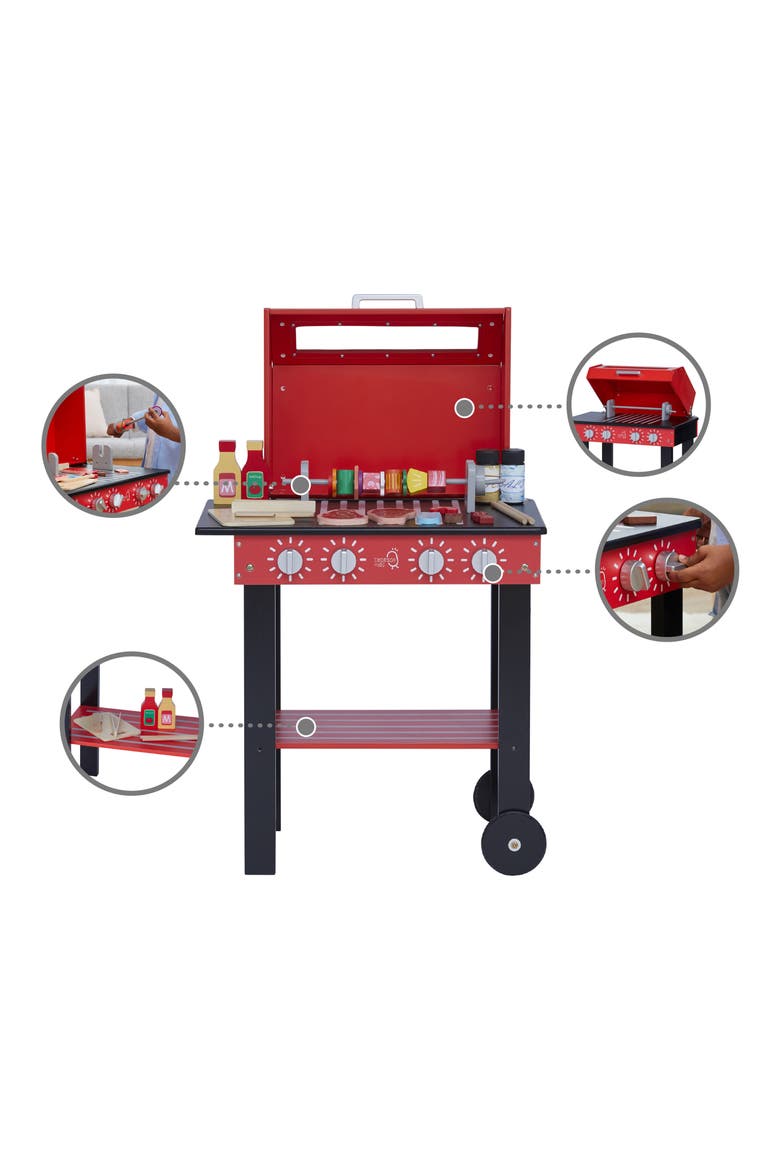 Little Helper Play Grill, Alternate, color, RED