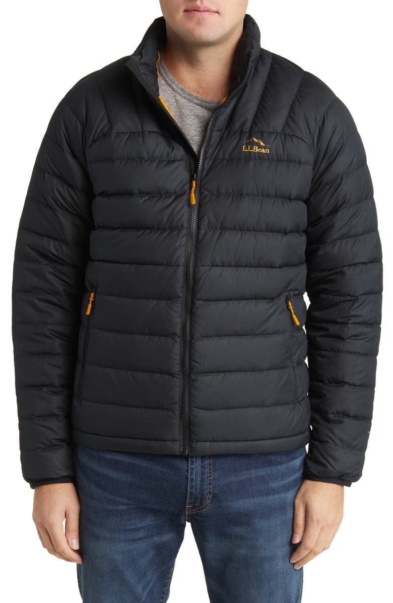 L.L.Bean Water Repellent 650 Fill Power Down Puffer Jacket, Alternate, color, Black