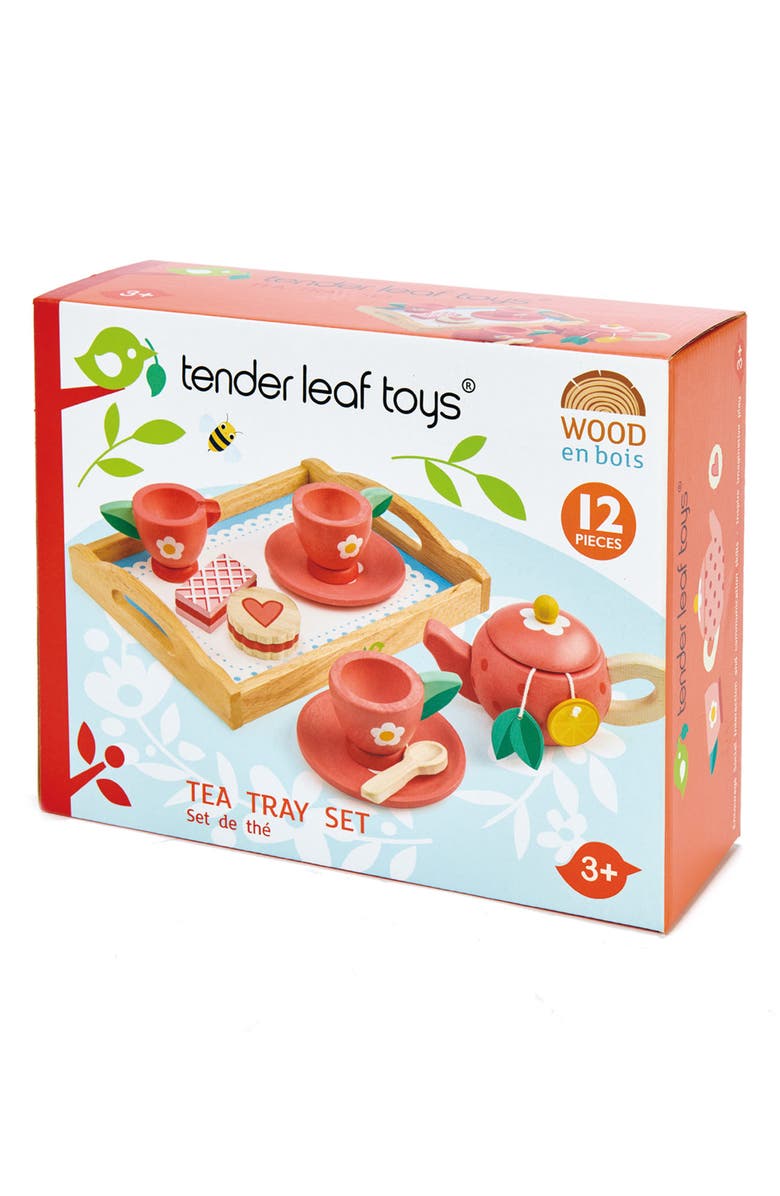 Tender Leaf Toys 11-Piece Tea Tray Toy Set, Alternate, color, Multi
