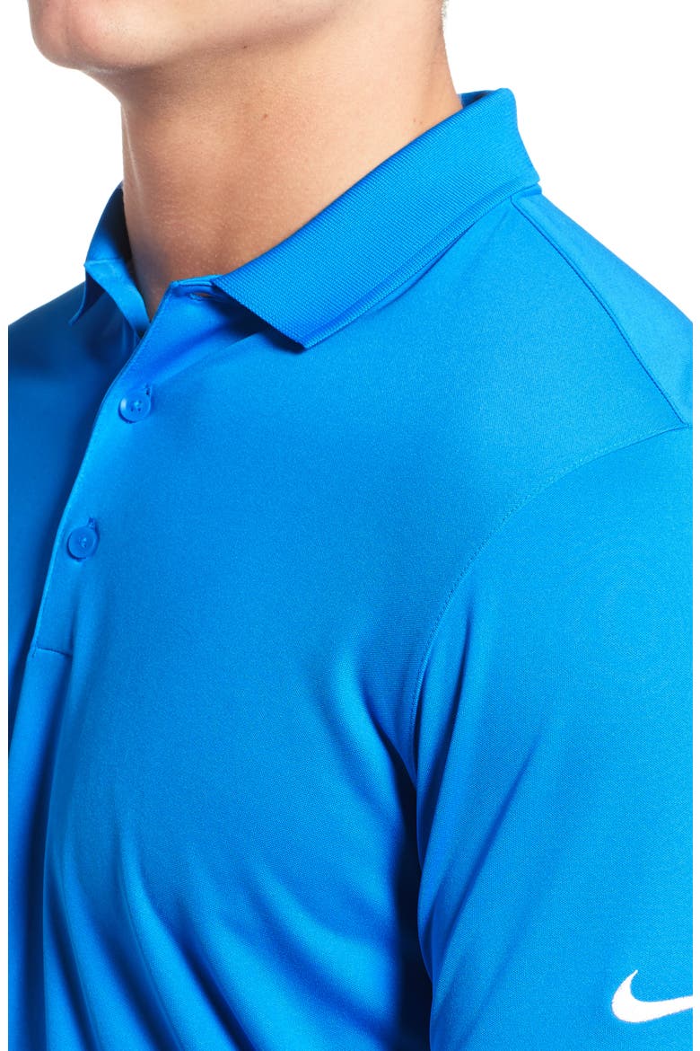 'Victory Dri-FIT Golf Polo, Alternate, color, PHOTO BLUE/ WHITE