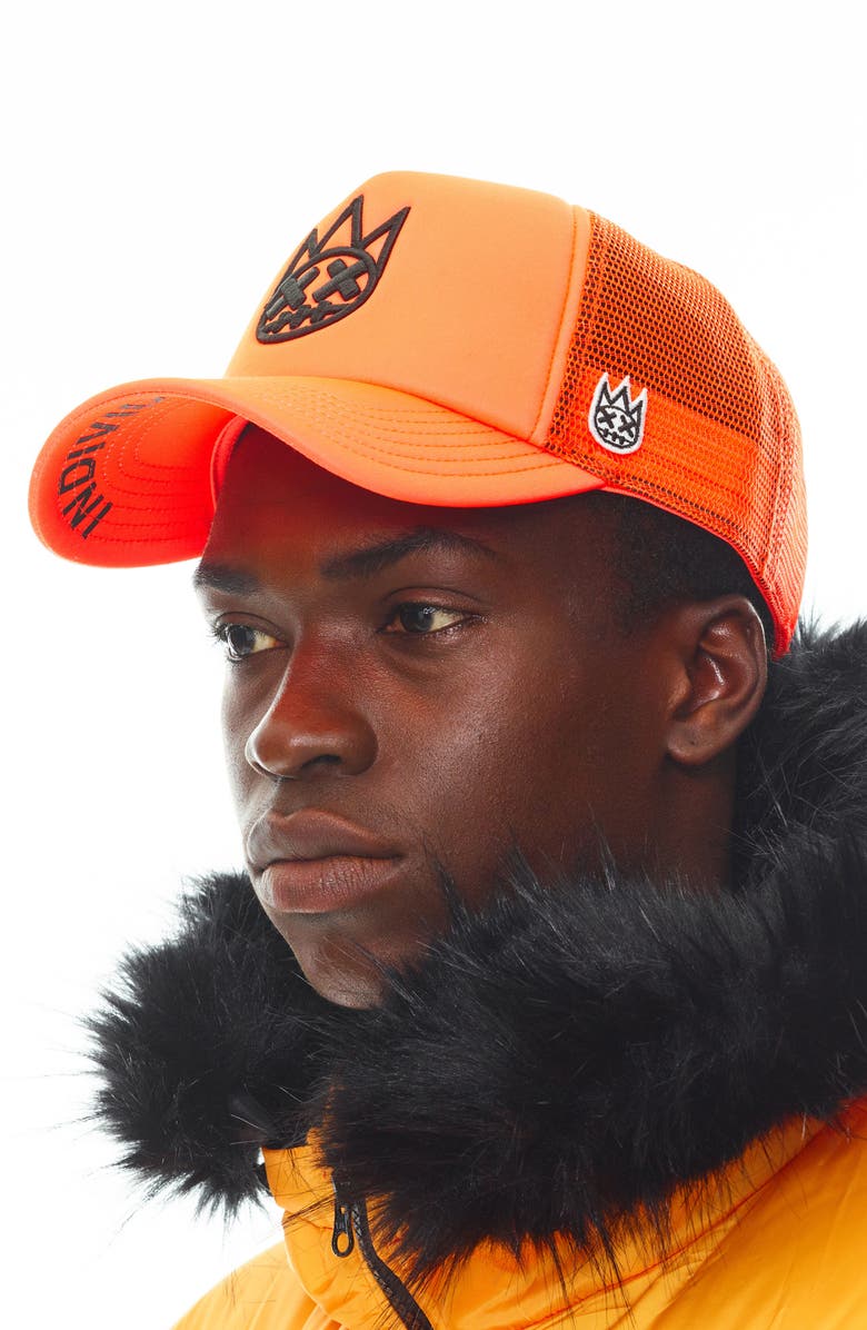 Cult of Individuality Clean Shimuchan Logo Trucker Hat, Alternate, color, 