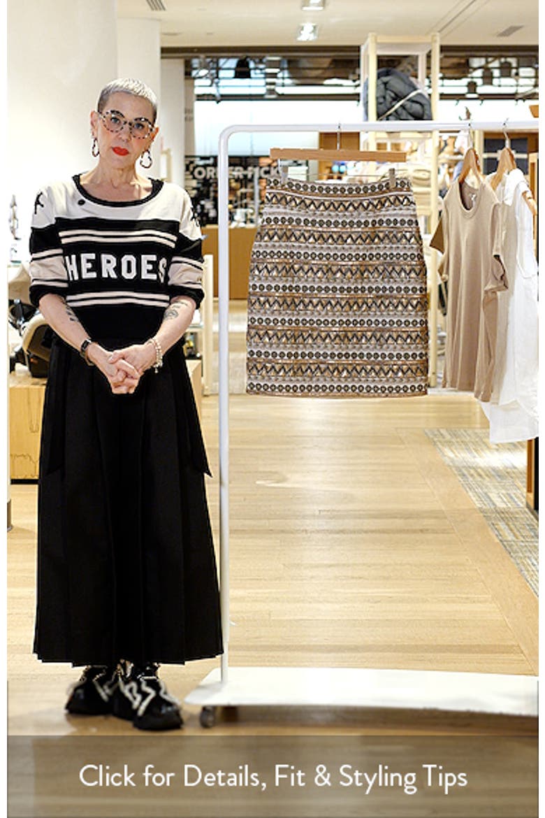 The Tate Embroidered Cotton Midi Skirt video
