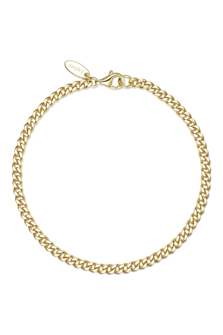 Small Cleo Cuban Chain Bracelet, Main, color, GOLD