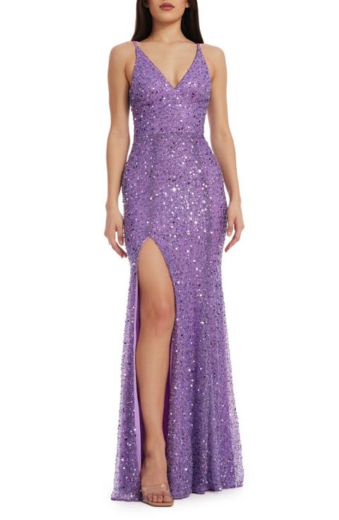 Iris Sequin Mermaid Gown