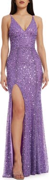 Dress the Population Iris Sequin Mermaid Gown