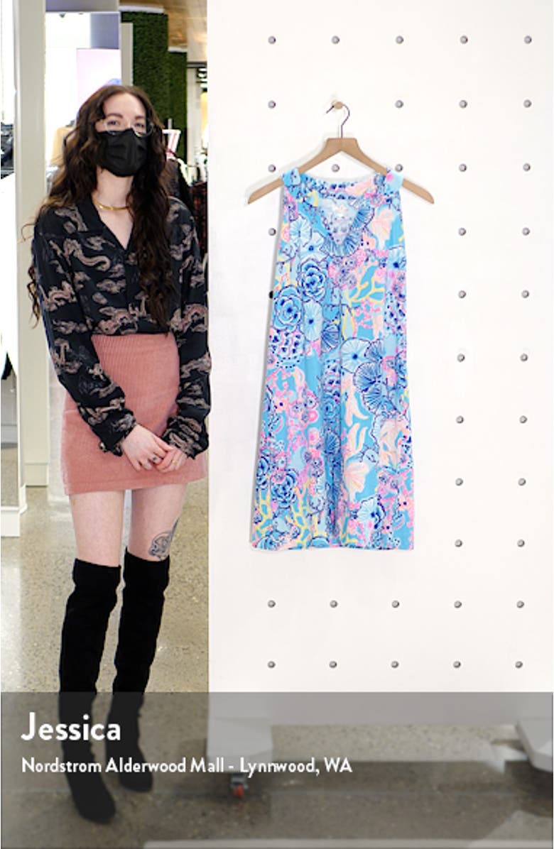 Ross Print Shift Dress, sales video thumbnail