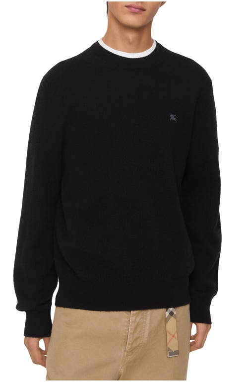 Burberry Wool Sweater In Black