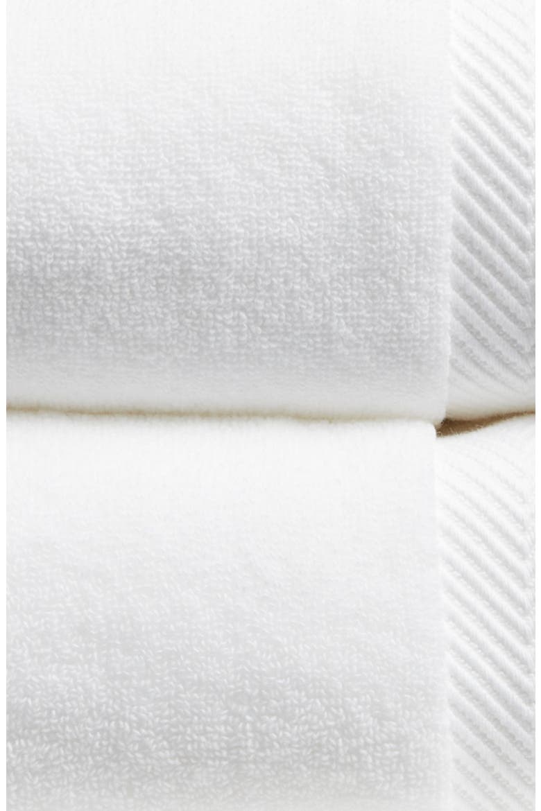 Set of Two Organic Hydrocotton Bath Towels, Alternate, color, WHITE