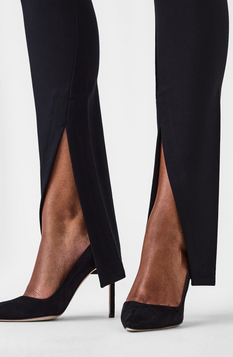 SPANX<sup>®</sup> Perfect Front Slit Skinny Pants, Alternate, color, Classic Black