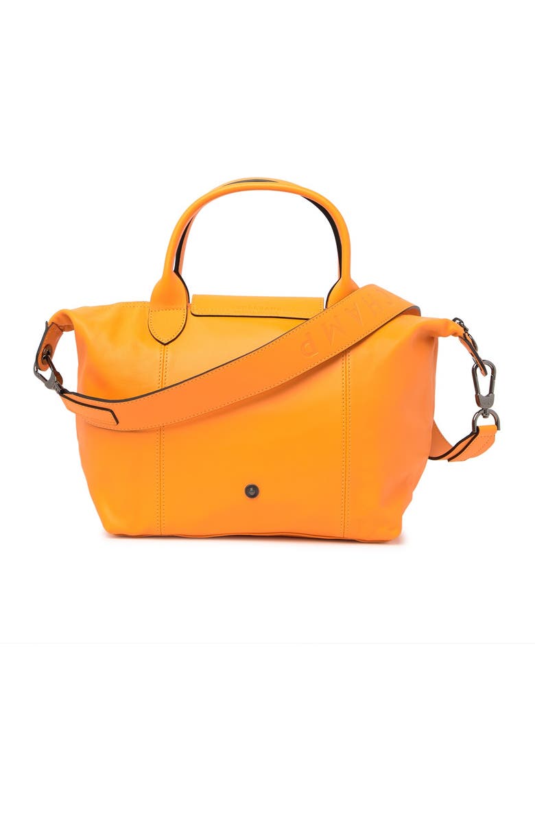 Longchamp Le Pliage Cuir Leather Top Handle Bag, Alternate, color,