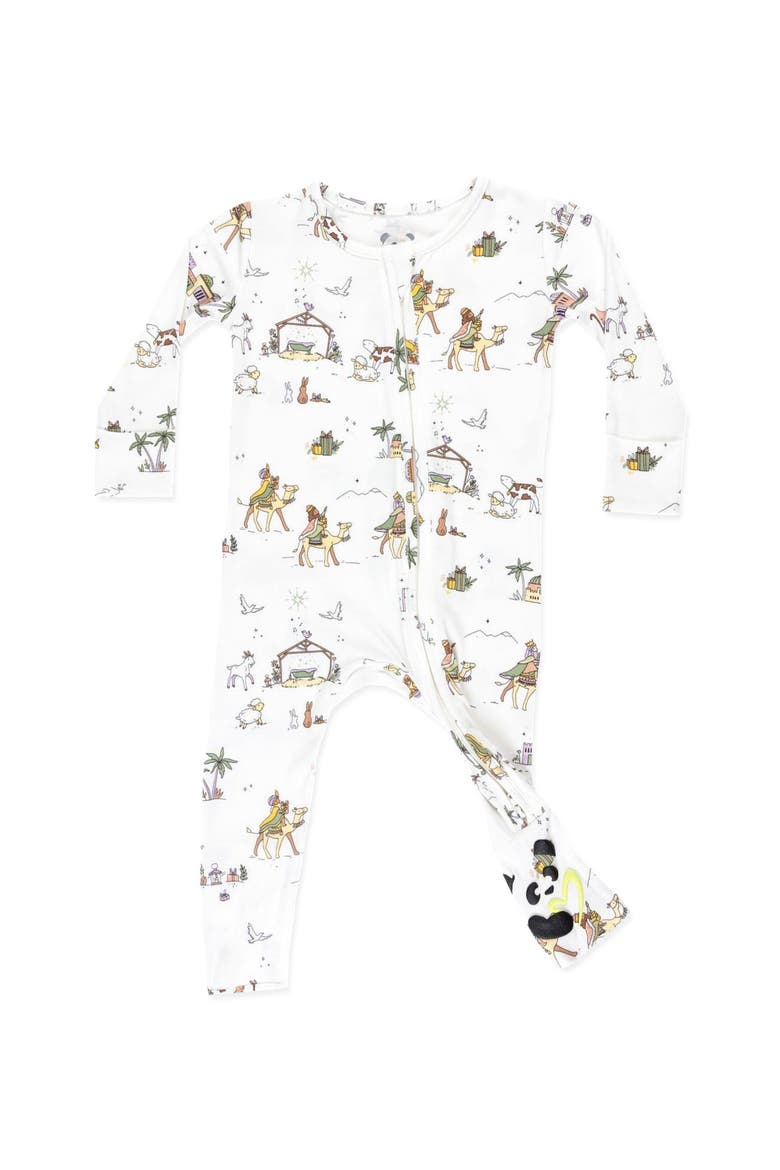Baby Yuletide Convertible Footie, Main, color, Yuletide