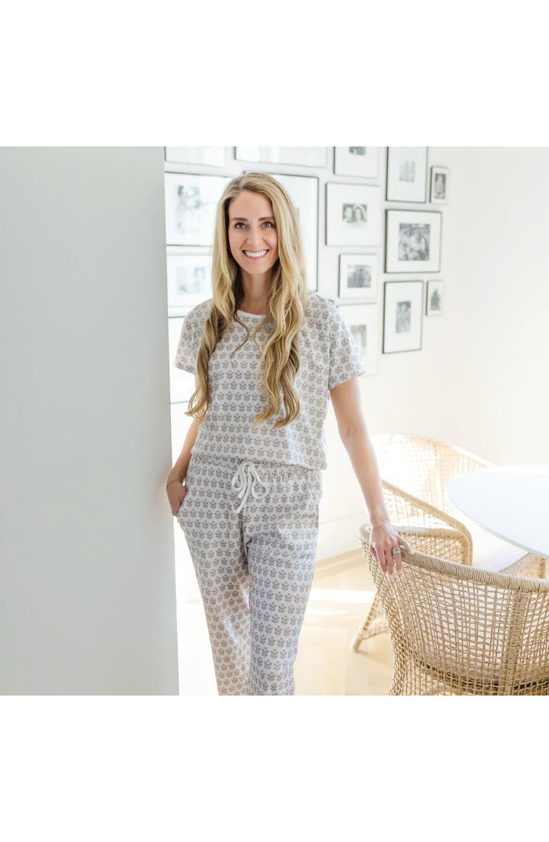 Lila and Hayes Marcia Women's Pajama Pant Set, Alternate, color, Berkshire Batik Floral