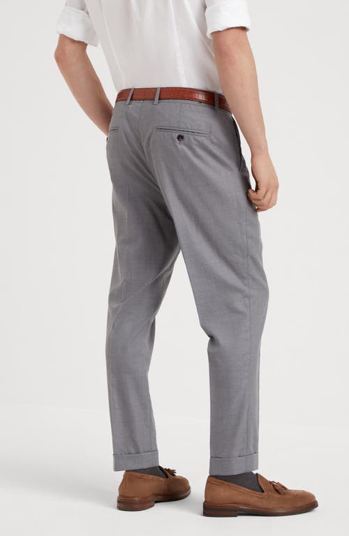 Brunello Cucinelli Formal Fit Trousers In Grey