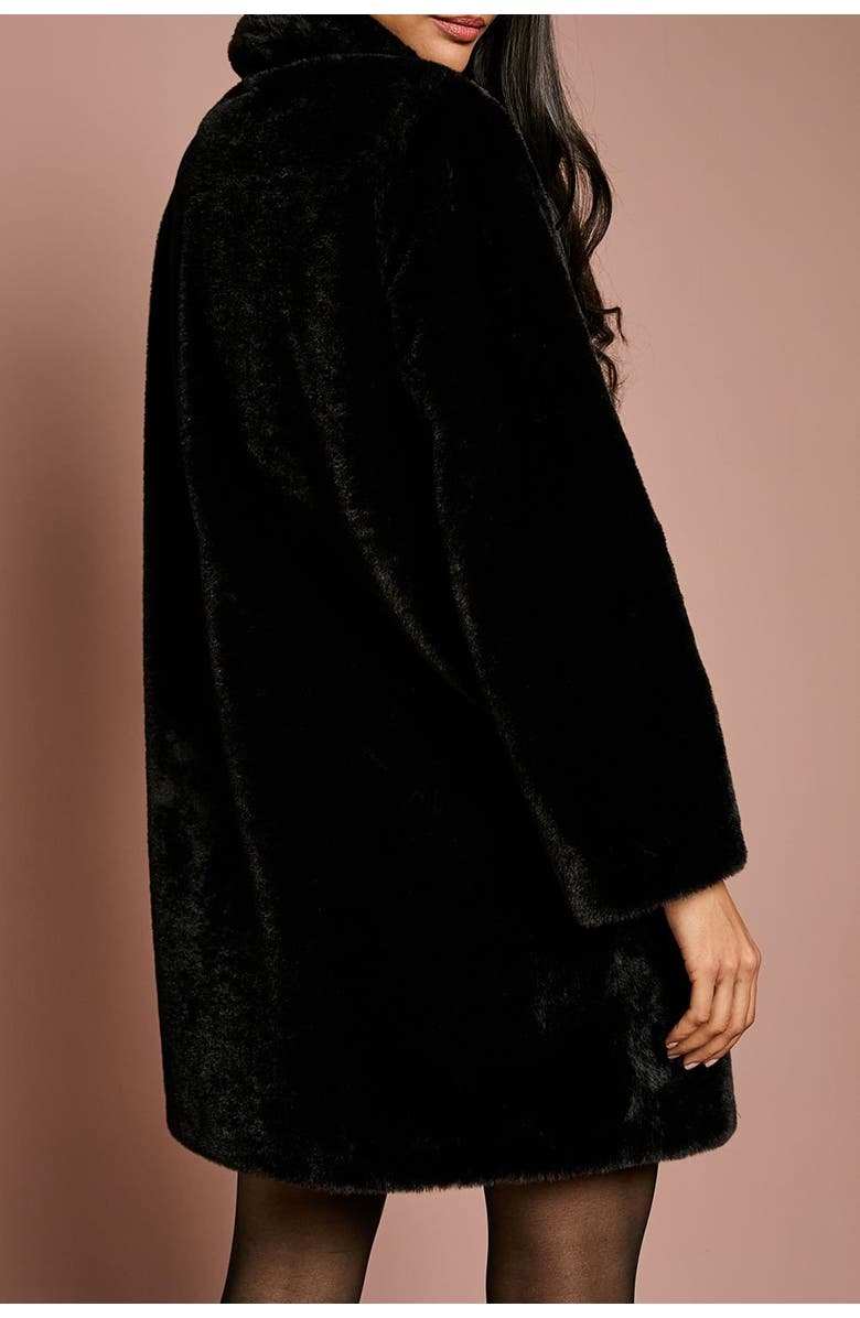 Coast Button Through Occasion Coat, Alternate, color, Black
