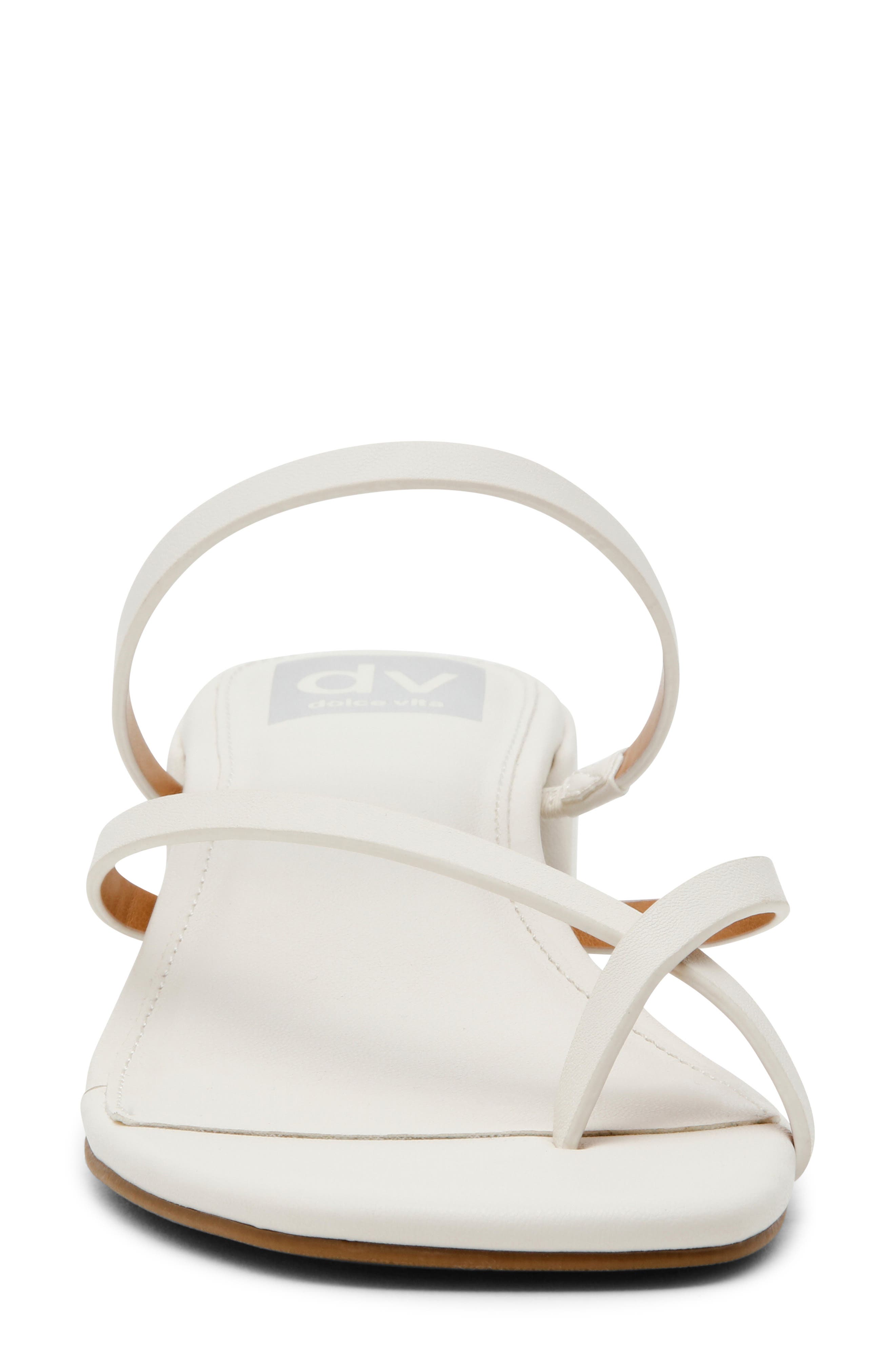 Saffina Toe Loop Sandal, Alternate, color, IVORY