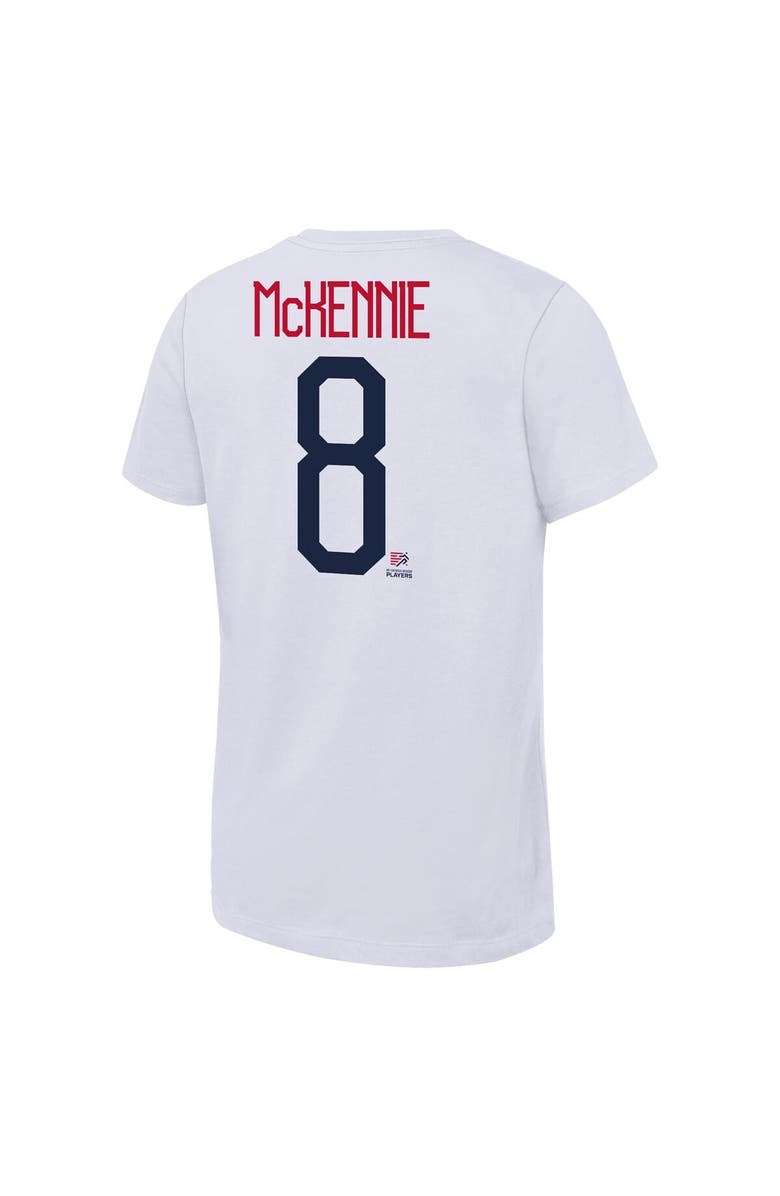 Outerstuff Women's Weston McKennie White USMNT Name & Number T-Shirt, Alternate, color, White