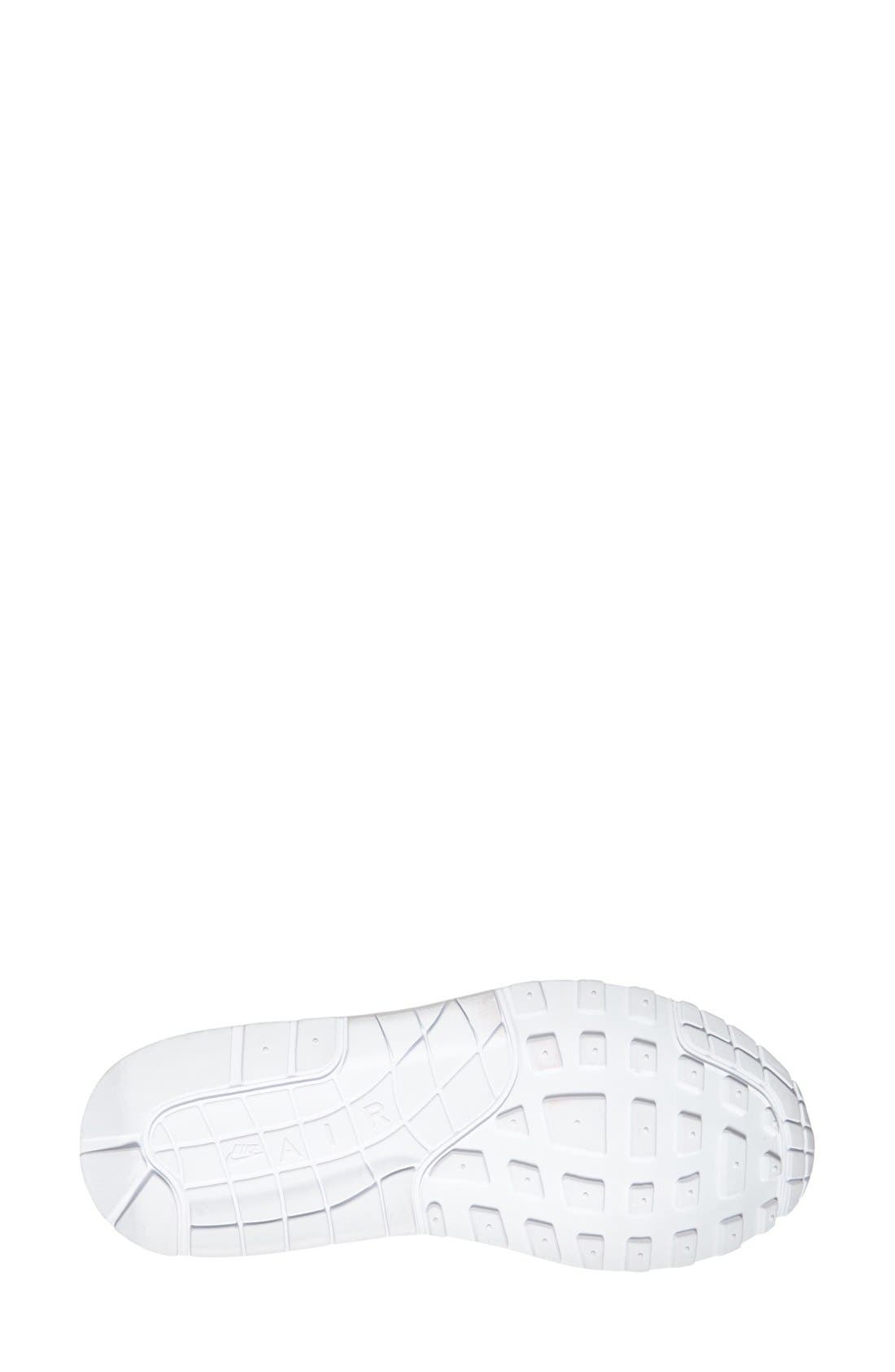 'Air Max 1 Jacquard' Sneaker, Alternate, color, WHITE/ BLUE