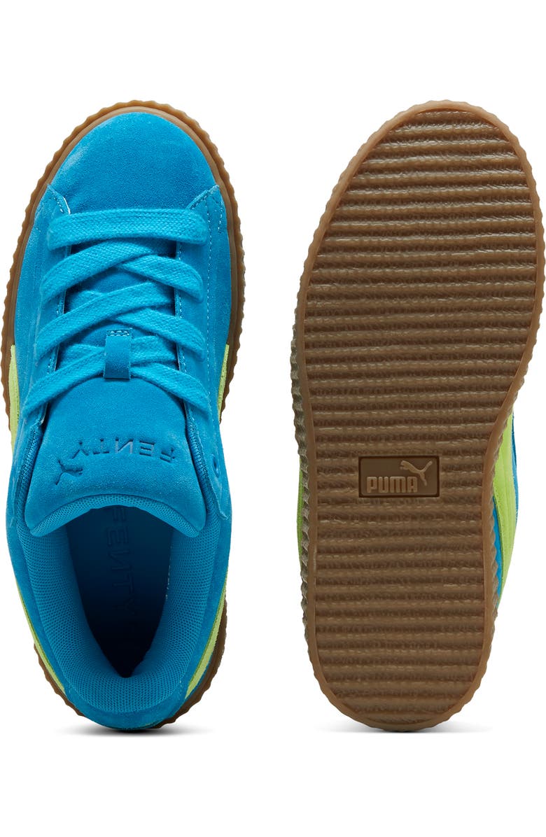 PUMA x FENTY Creeper Sneaker, Alternate, color, Speed Blue-Lime Pow-Gum