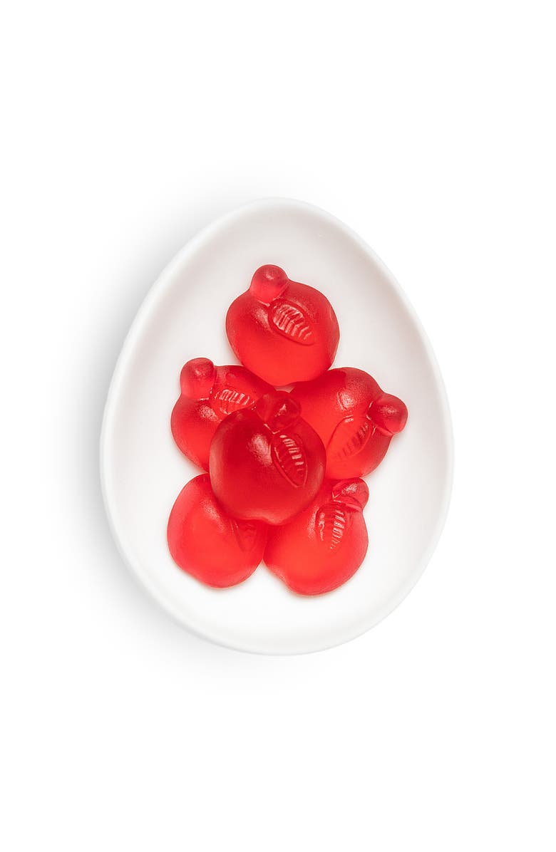 sugarfina Hello Kitty<sup>®</sup> Red Apple Gummies Set of 4 Candy Cubes, Alternate, color,