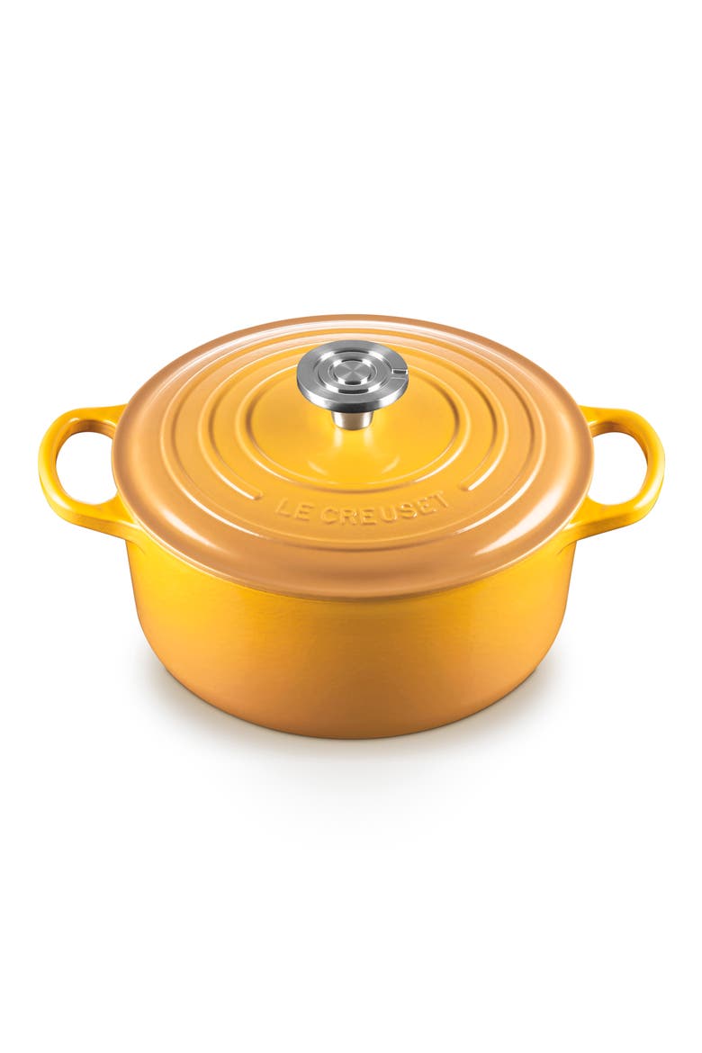 Enameled Cast Iron Dutch Oven, Alternate, color, NECTAR