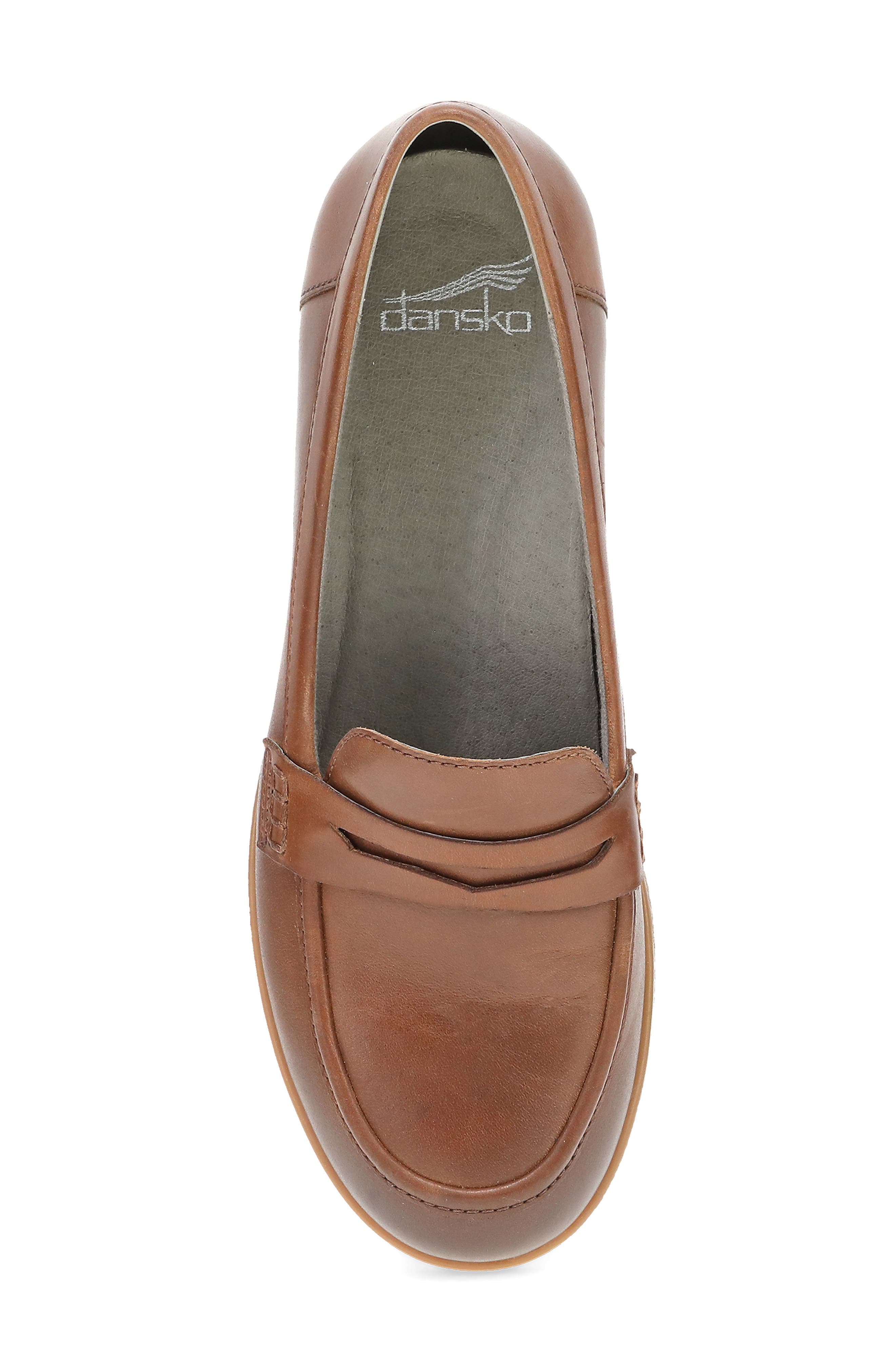 Danica Waterproof Penny Loafer Pump, Alternate, color, TAN