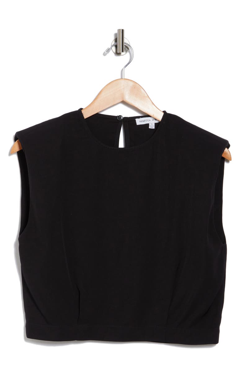 Rebecca Minkoff Pippa Boxy Crop Top, Alternate, color,