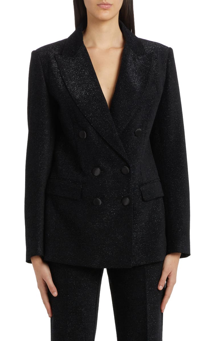 Etro Sparkle Double Breasted Blazer, Main, color, 