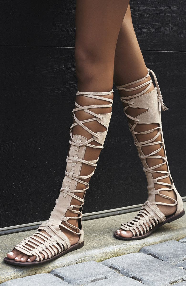 Free People 'Sun Seeker' Tall Gladiator Sandal, Alternate, color,