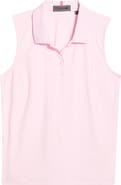 G/FORE Sleeveless Stretch Polo Top