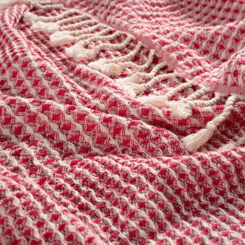 Baklan Sustainable Tencel Cotton Pique King Coverlet