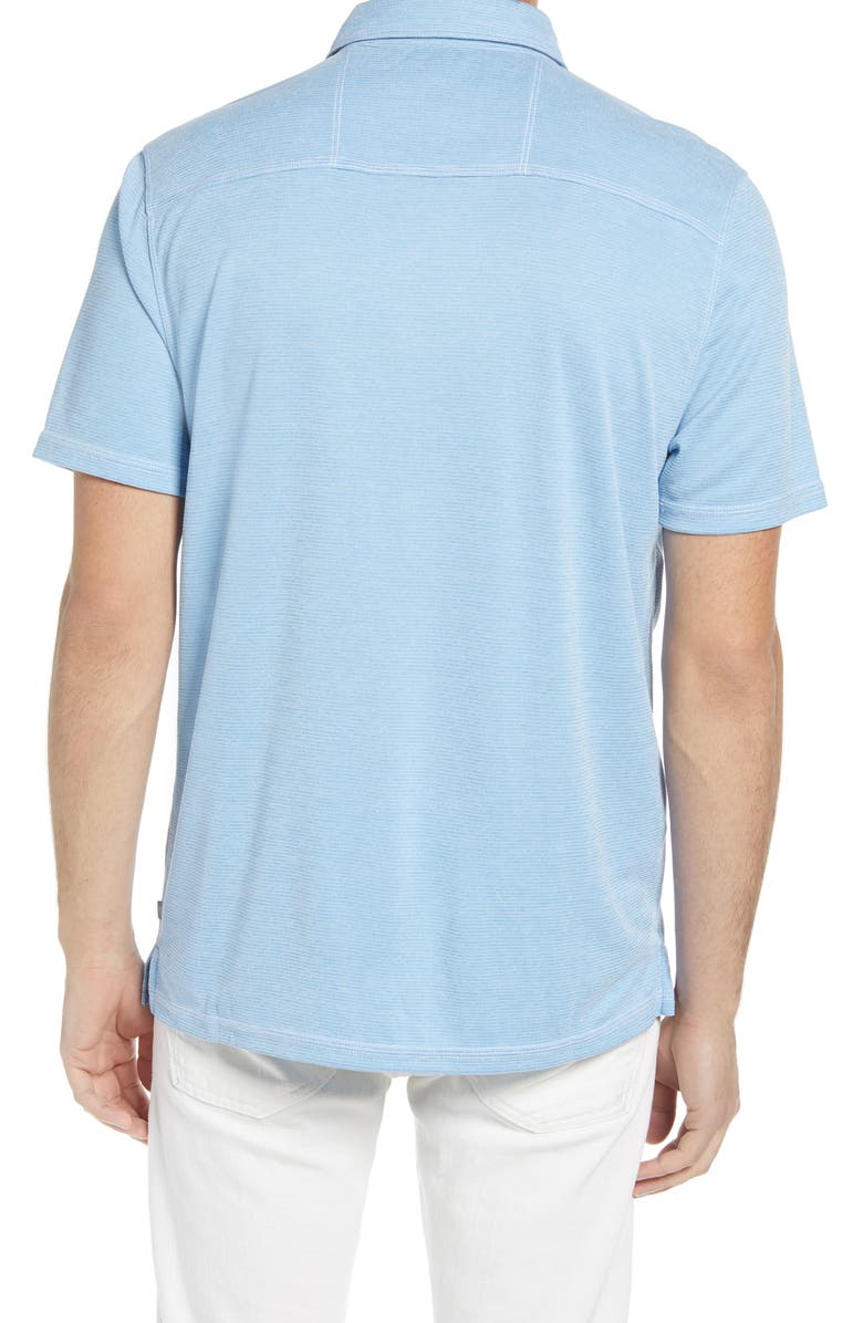 Tommy Bahama Paradiso Cove Short Sleeve Polo, Alternate, color, Chambray Blue