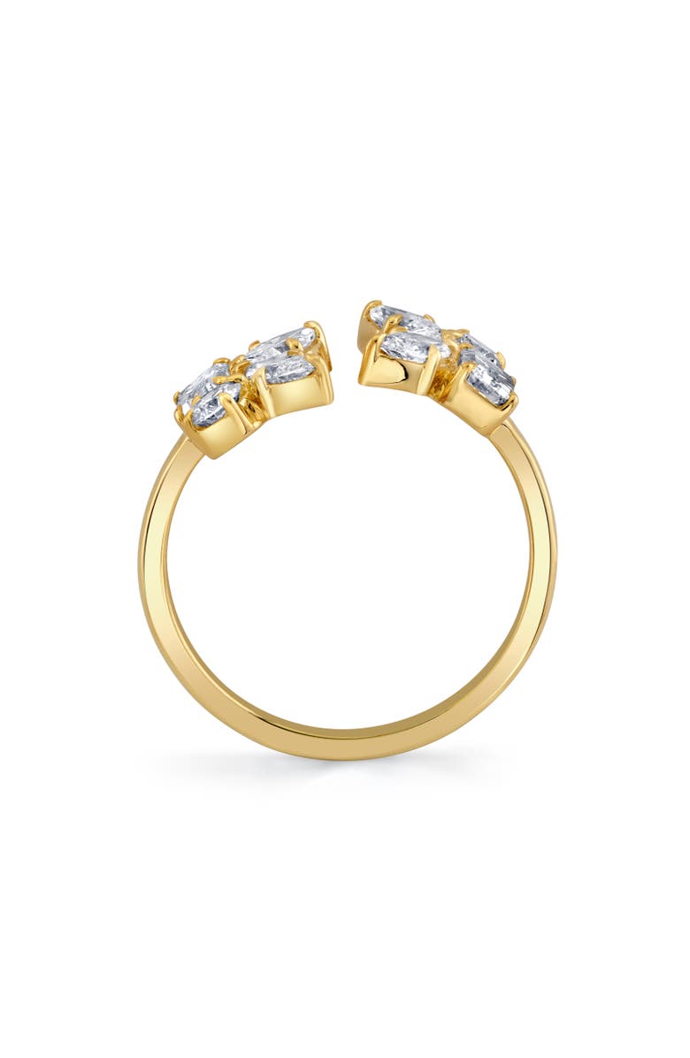 Michael M Montage Cluster Bypass Ring, Alternate, color, Yellow Gold