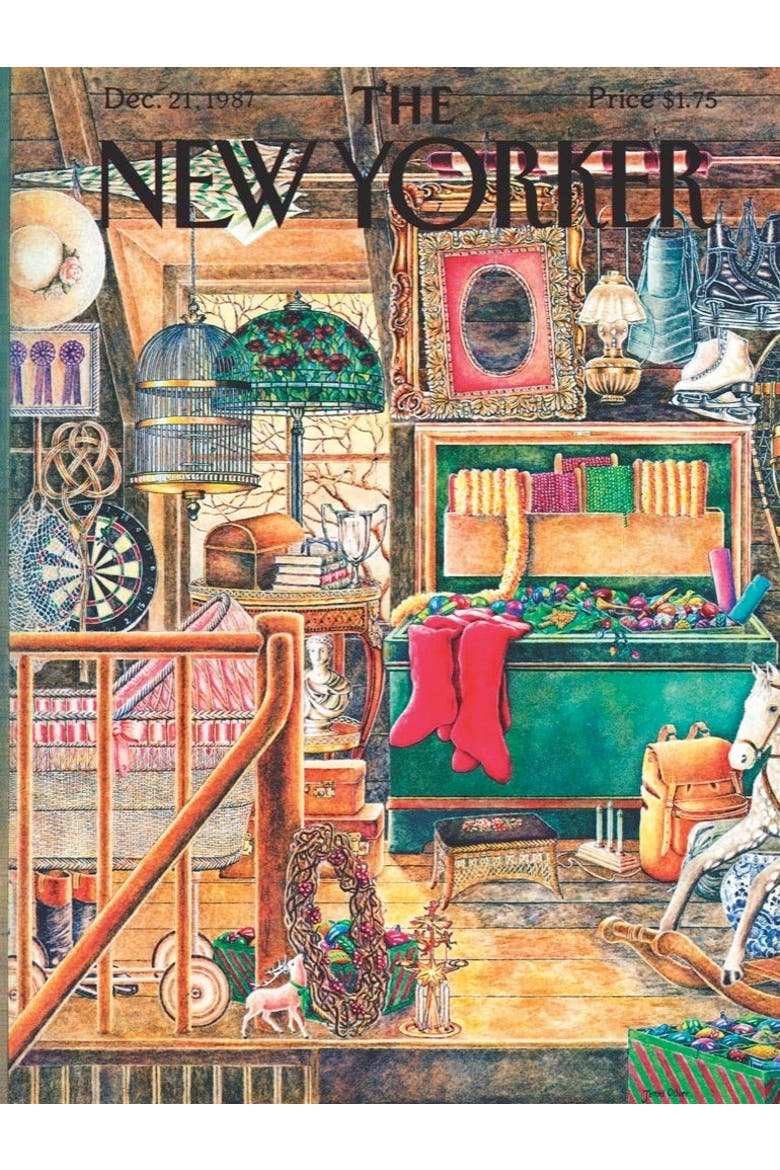 Christmas Attic 1000 Piece Puzzle, Alternate, color, No Color