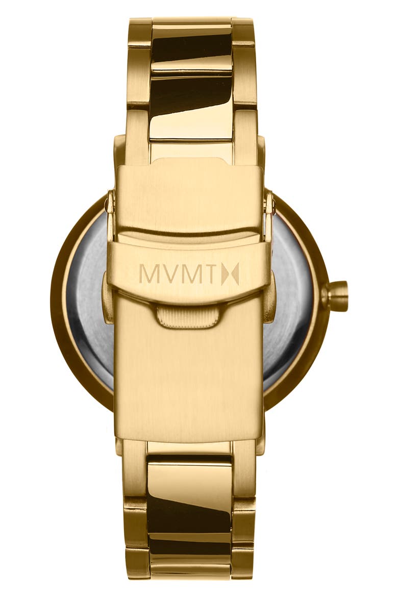MVMT Signature Bracelet Watch, 34mm, Alternate, color, GOLD/ TAUPE/ GOLD