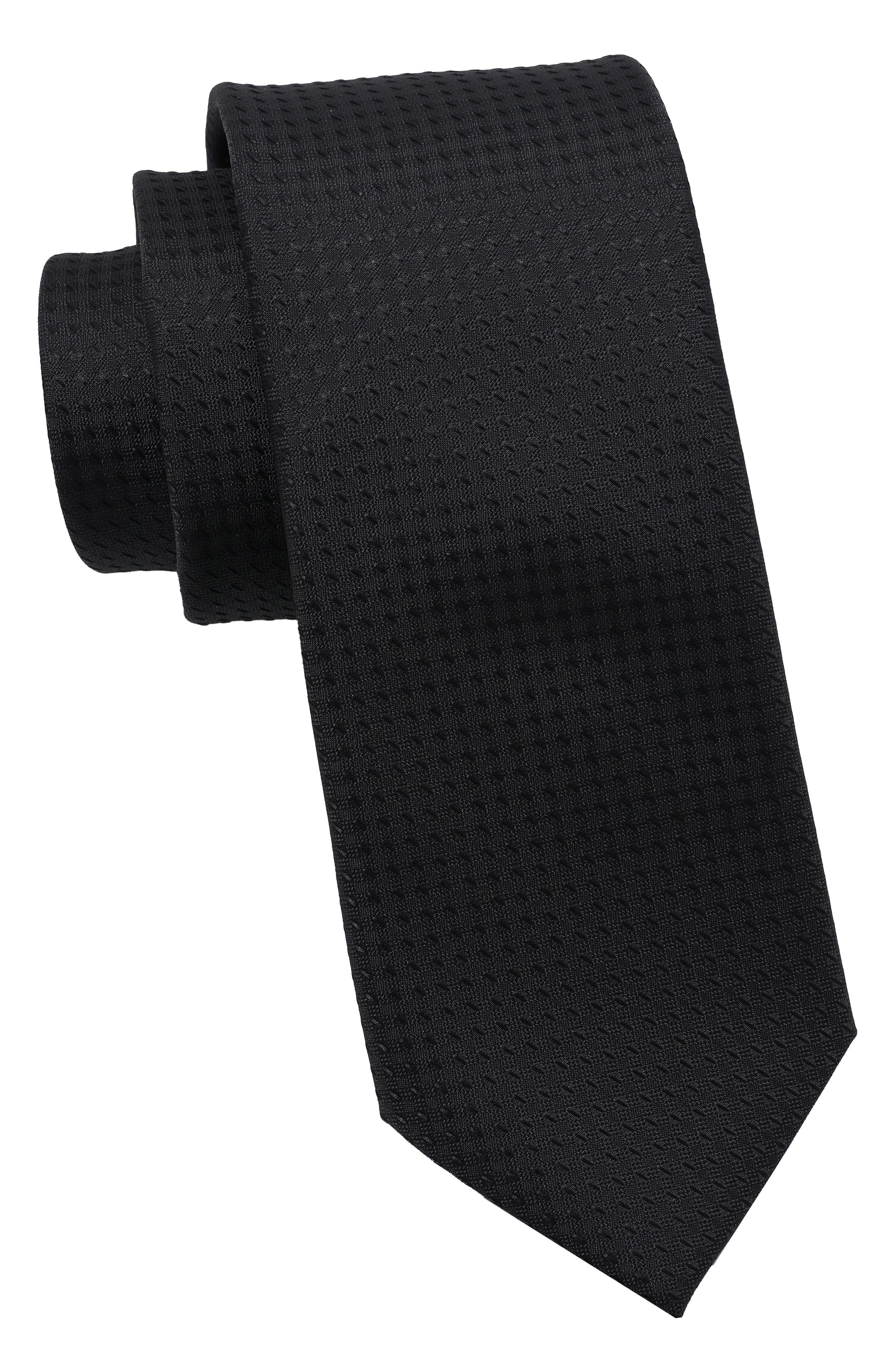 Solid Textured Tie