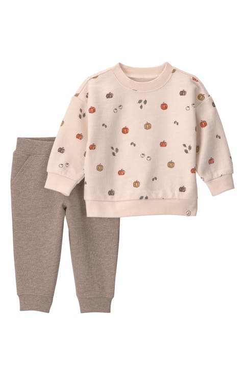 Kids' Organic Cotton Sweatshirt & Joggers Set