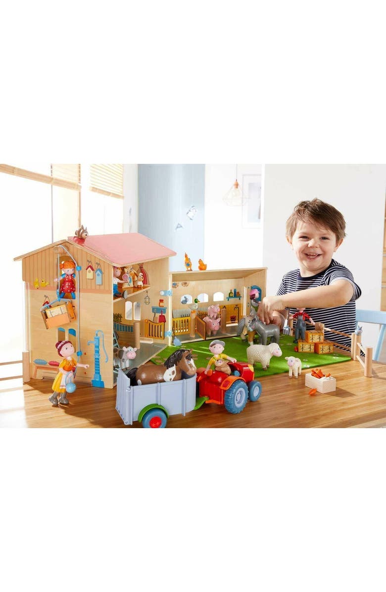 HABA Little Friends Sheep - 3.5" Farm Animal Toy Figure, Alternate, color, Multi