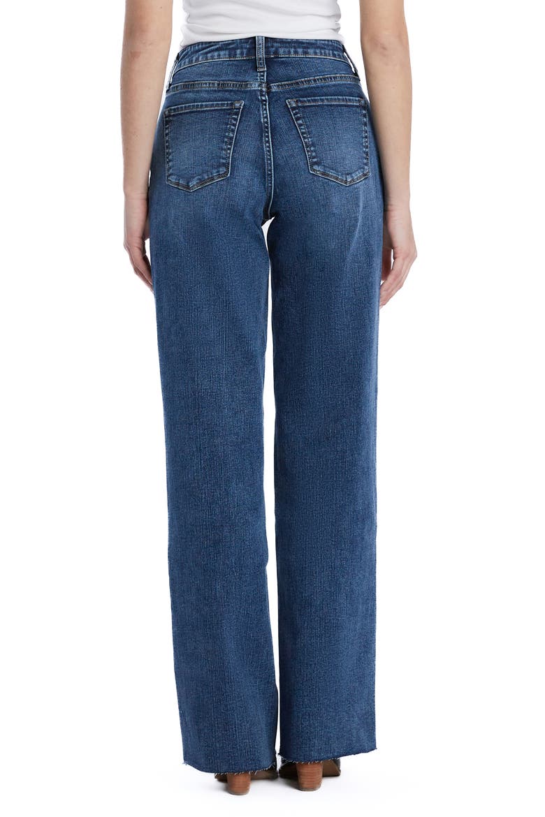 Ella Relaxed Straight Leg Jeans, Alternate, color, GARAGE BLUE
