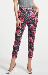 Isaac Mizrahi New York Slim Fit Sateen Ankle Pants