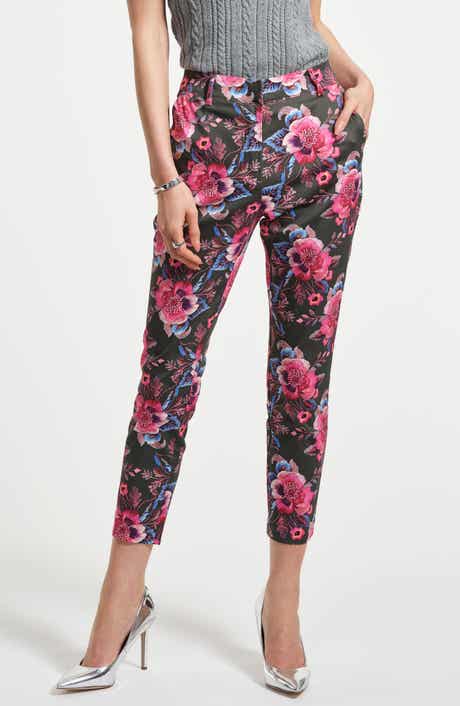 Isaac Mizrahi New York Slim Fit Sateen Ankle Pants