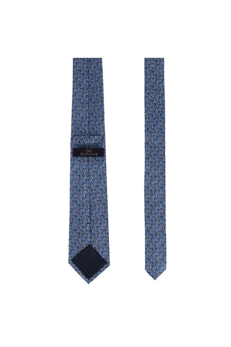 Benito's Blue Basketweave Patterned Silk Novelty Necktie, Alternate, color, Light Blue