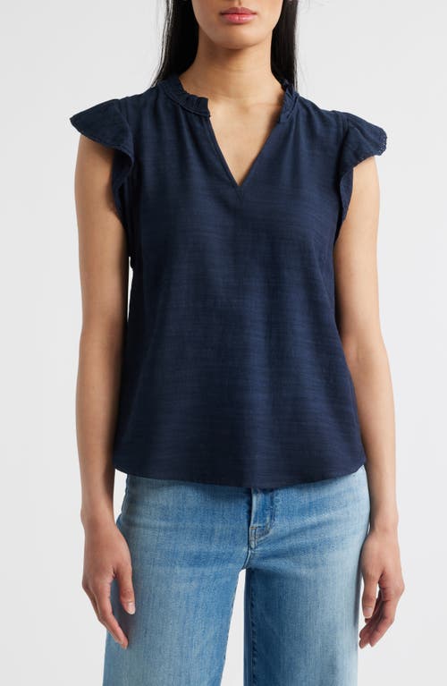 Wit & Wisdom Flutter Sleeve Jersey Top