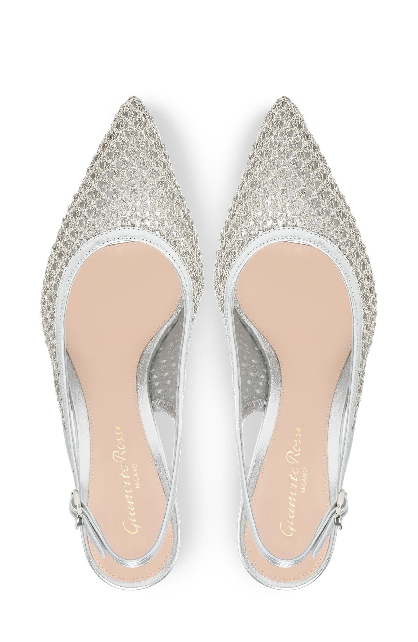 Nikki Pump, Alternate, color, Metallic Silver and Nappa
