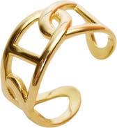 Spero London Large Chain Ring Sterling Silver