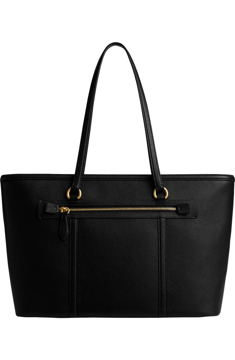 COACH Refined Pebble Leather Tote, Alternate, color,